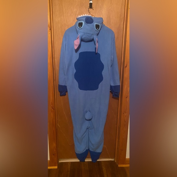 Disney Lilo & Stitch Kigurumi by Family Clothes-Unisex Onesie-Blue/XL - Picture 3 of 3